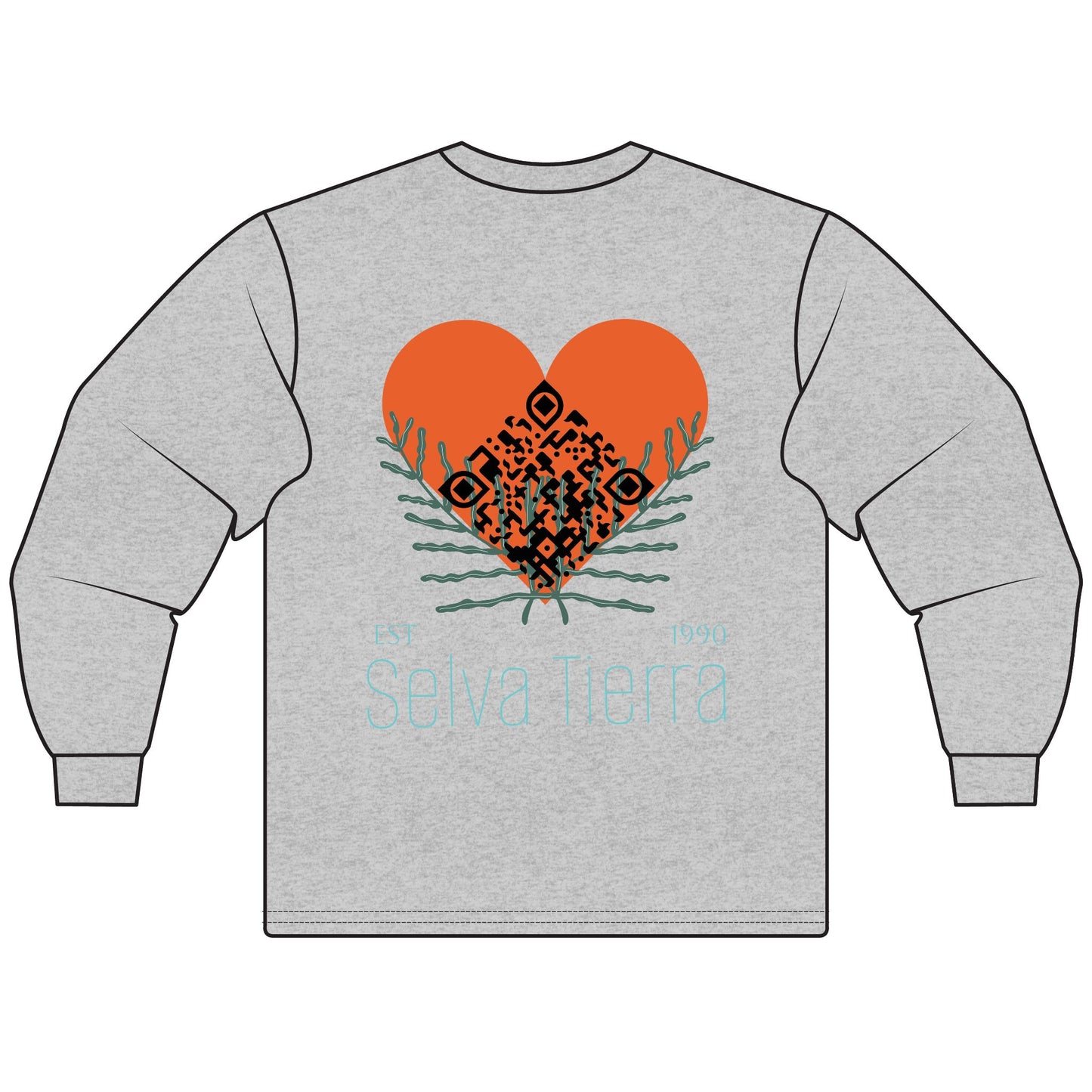 333 AIR - Element Symbol - Three Triangles - Long Sleeve T-Shirt - 100% Cotton - Unisex Women's Men's
