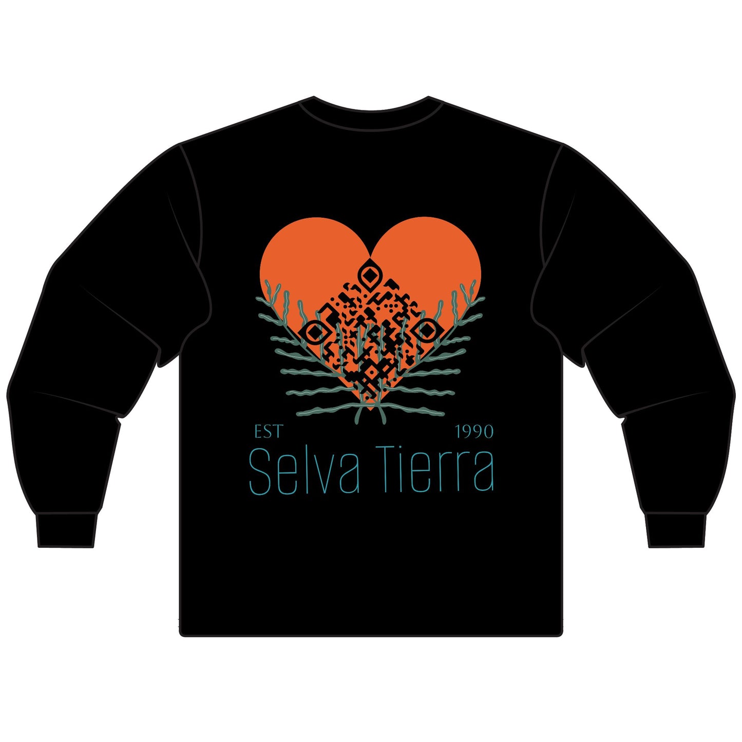 333 WATER - Triple Triangle - Long Sleeve T-Shirt - 100% Cotton - Unisex Women's Men's