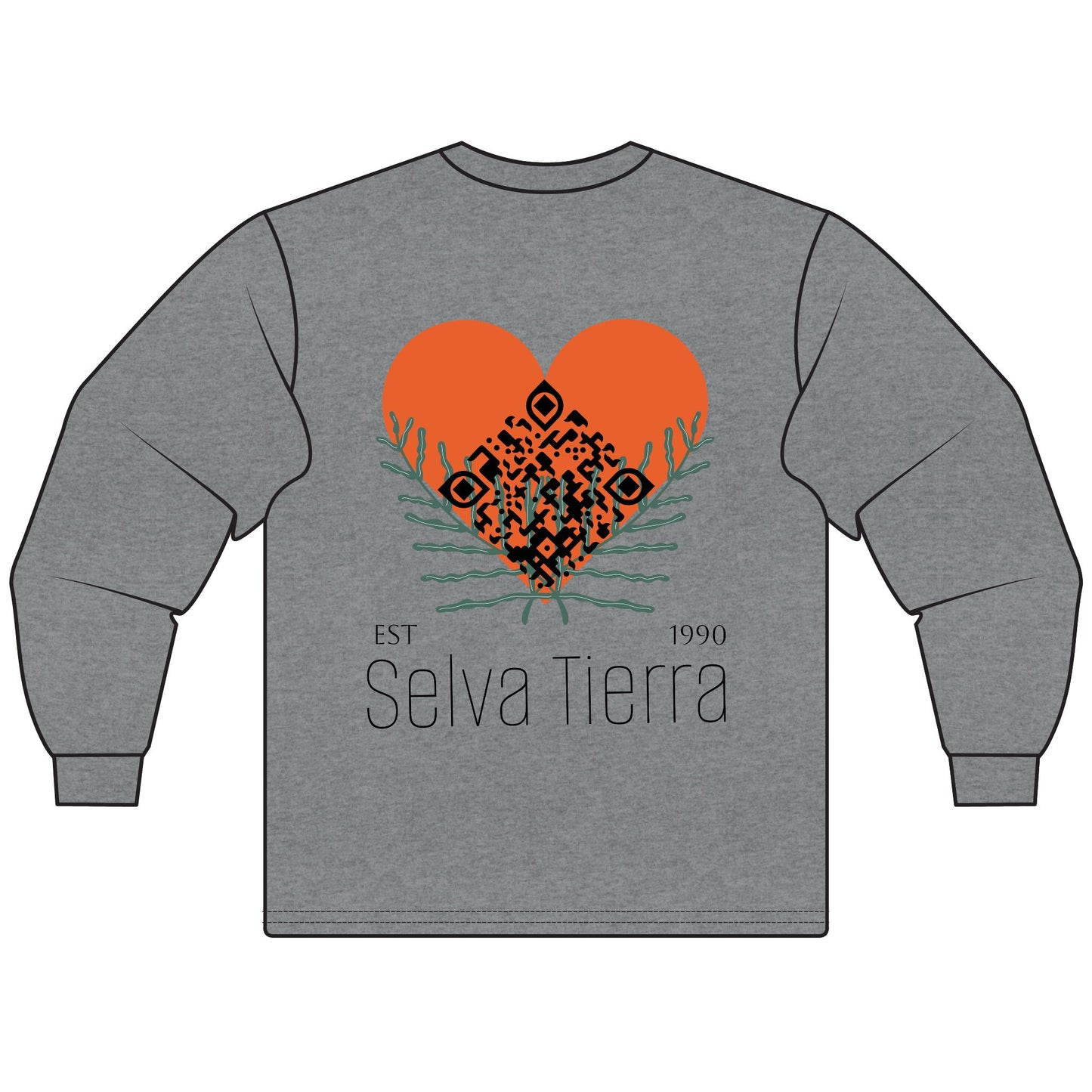 333 FIRE - Triple Triangle - Long Sleeve T-Shirt - 100% Cotton - Unisex Women's Men's