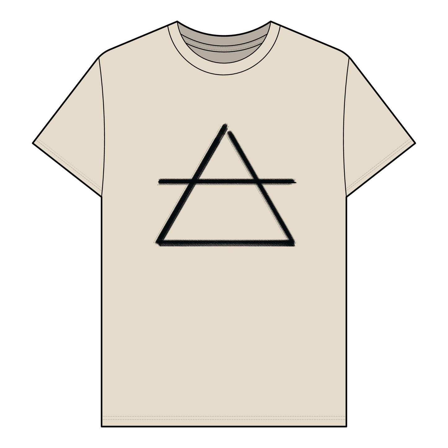 AIR - Element Symbol - Organic T-Shirt - 100% Cotton - Unisex Women's Men's