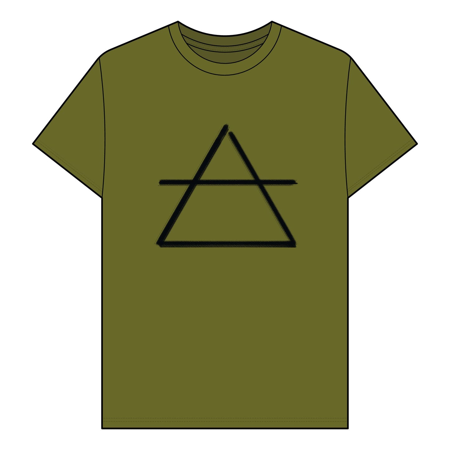AIR - Element Symbol - Organic T-Shirt - 100% Cotton - Unisex Women's Men's