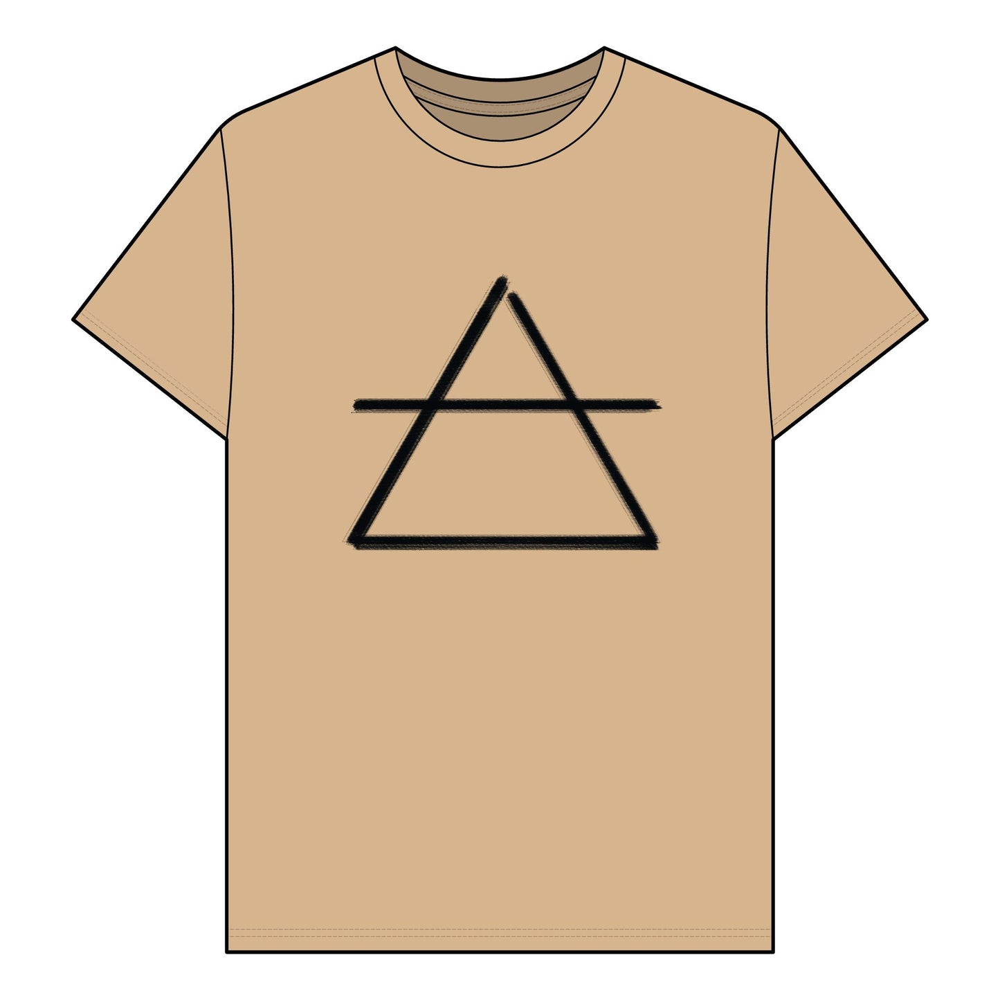 AIR - Element Symbol - Organic T-Shirt - 100% Cotton - Unisex Women's Men's