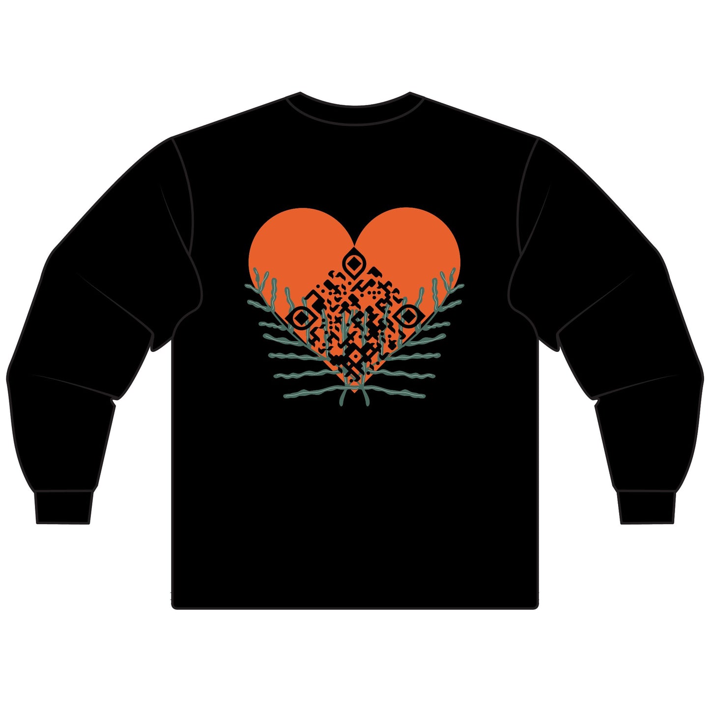 333 FIRE - Triple Triangle - Long Sleeve T-Shirt - 100% Cotton - Unisex Women's Men's