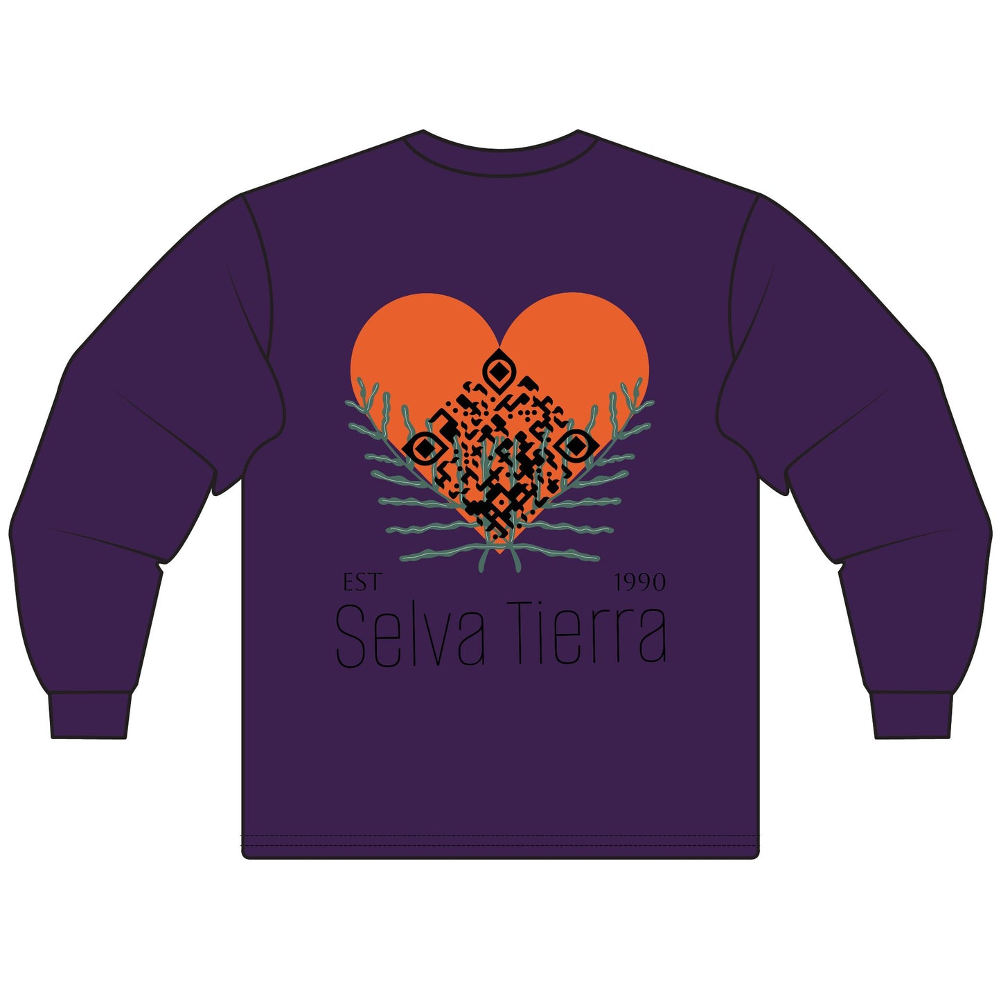333 FIRE - Triple Triangle - Long Sleeve T-Shirt - 100% Cotton - Unisex Women's Men's