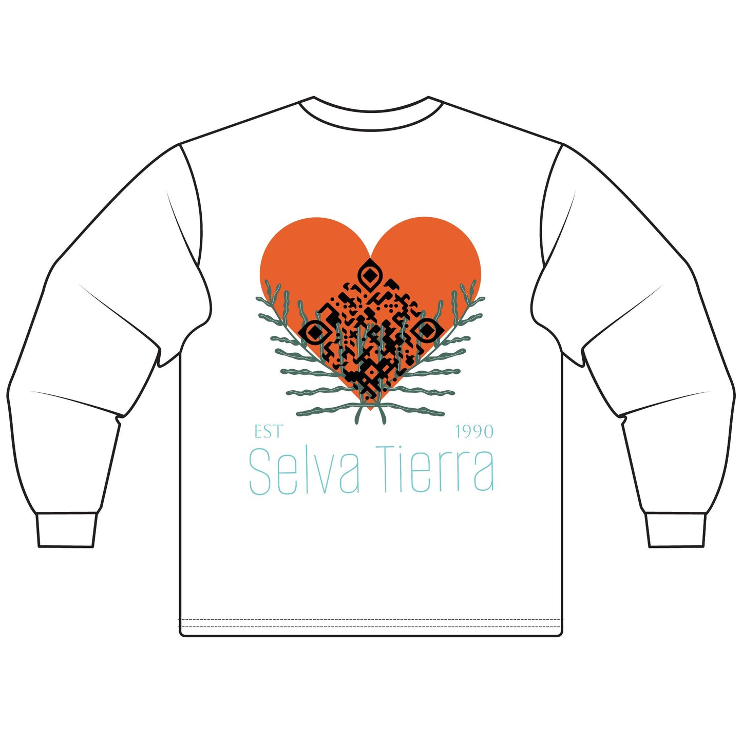 333 AIR - Element Symbol - Three Triangles - Long Sleeve T-Shirt - 100% Cotton - Unisex Women's Men's