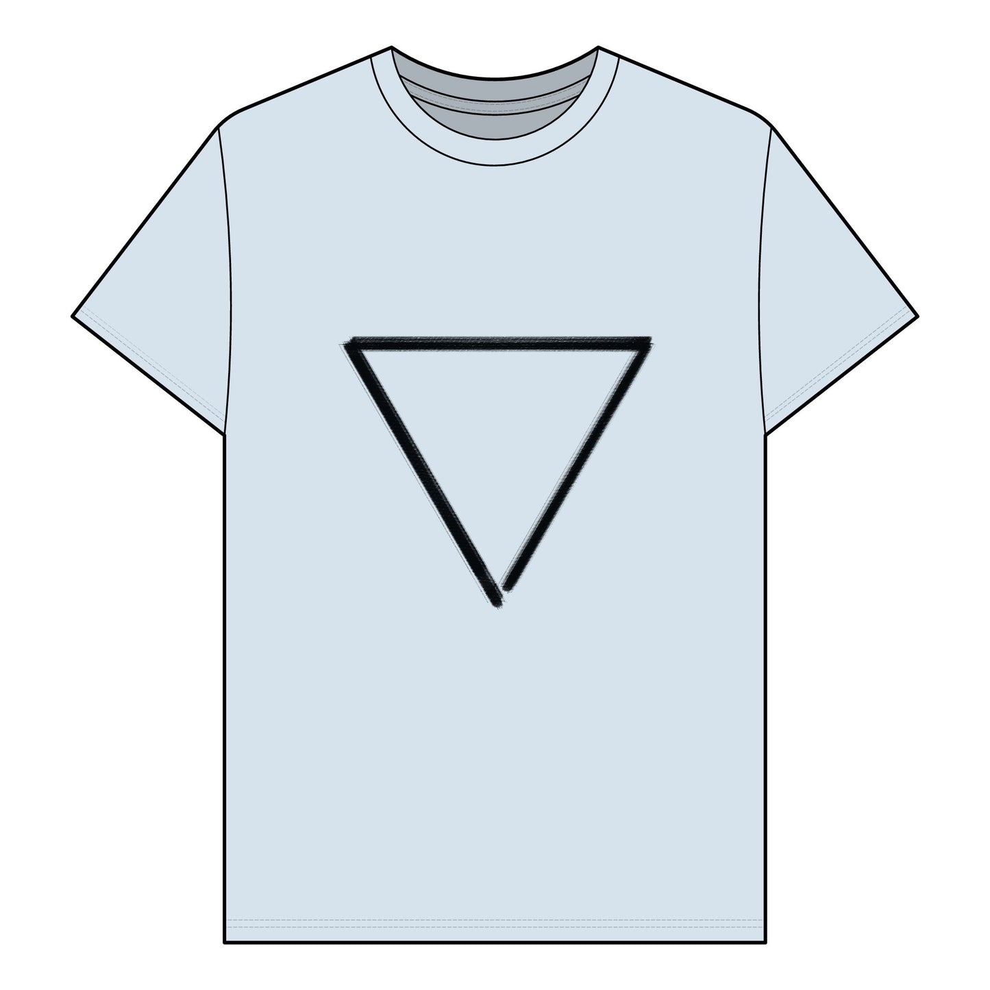 WATER - Element Symbol - Organic T-Shirt - 100% Cotton - Unisex Women's Men's