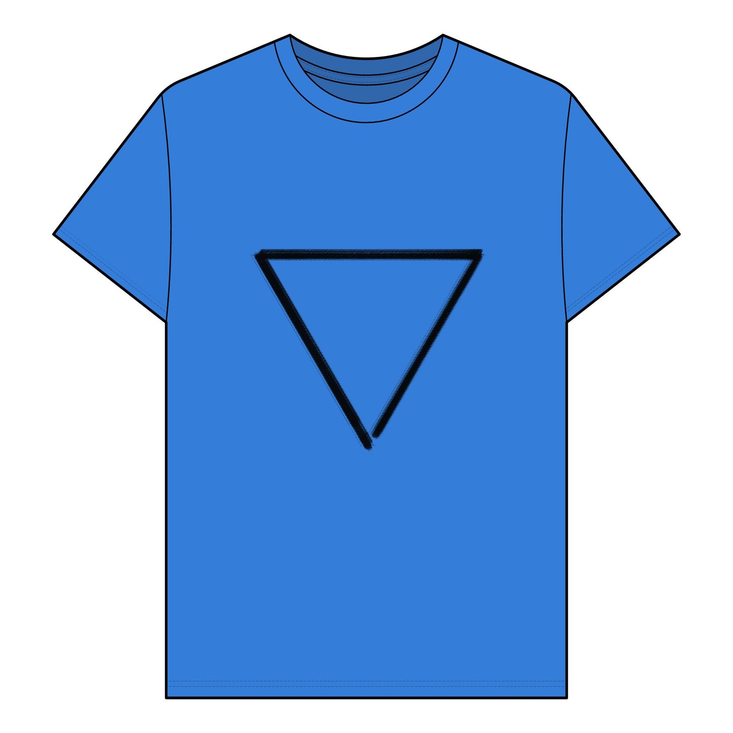WATER - Element Symbol - Organic T-Shirt - 100% Cotton - Unisex Women's Men's