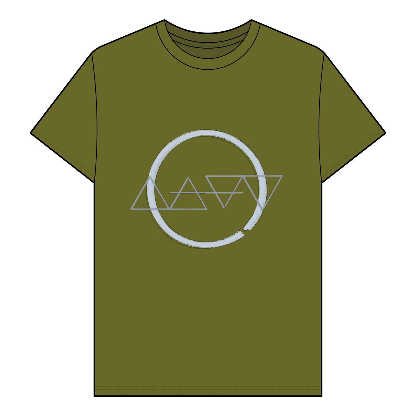 ELEMENTAL SYMBOLS - ( Air, Fire, Water, Earth, Spirit) -  Organic T-Shirt - 100% Cotton - Unisex Women's Men's