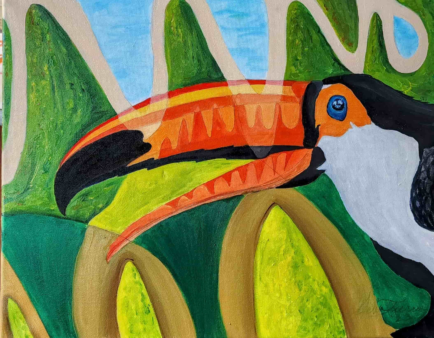 Toucan Waves Selva Tierra Art