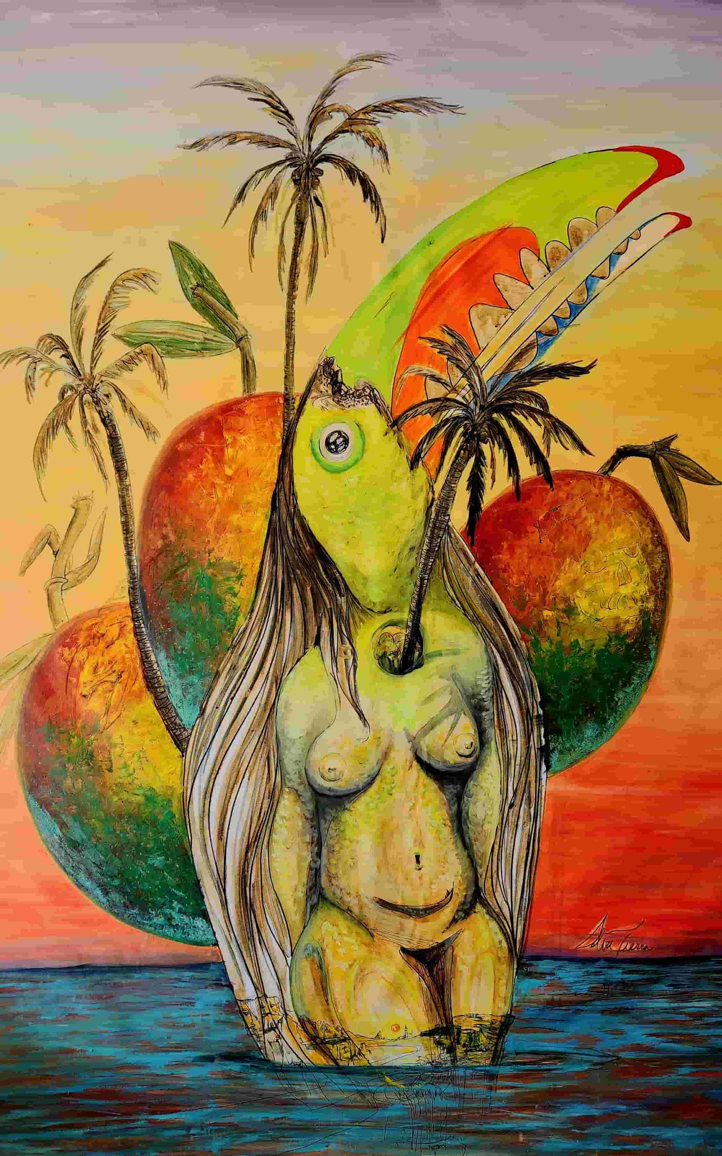 Pachamama Toucana Selva Tierra Art