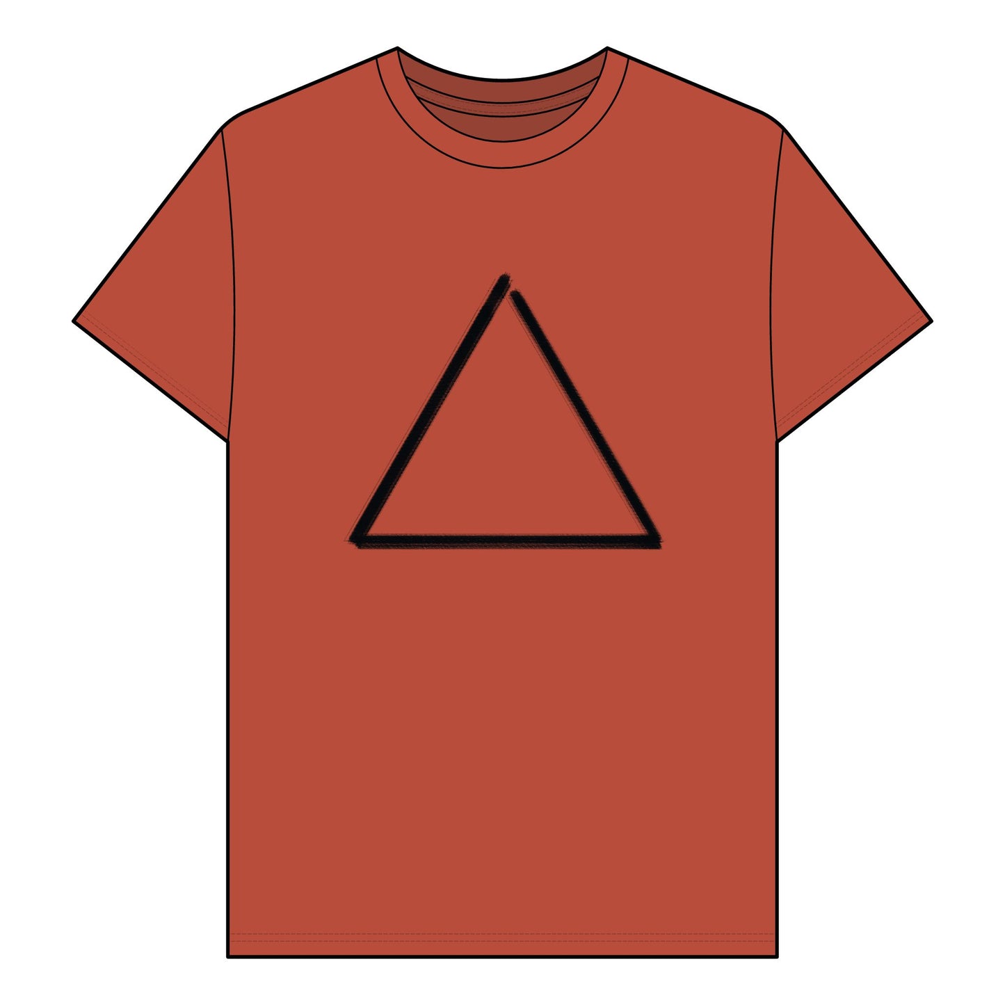 FIRE - Element Symbol - Organic T Shirt - 100% Cotton - Unisex Women's Men's