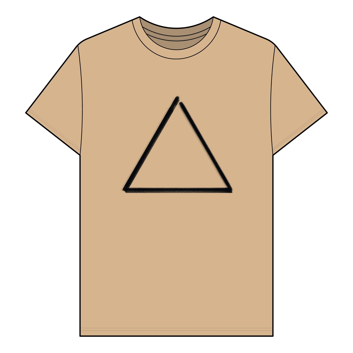 FIRE - Element Symbol - Organic T Shirt - 100% Cotton - Unisex Women's Men's
