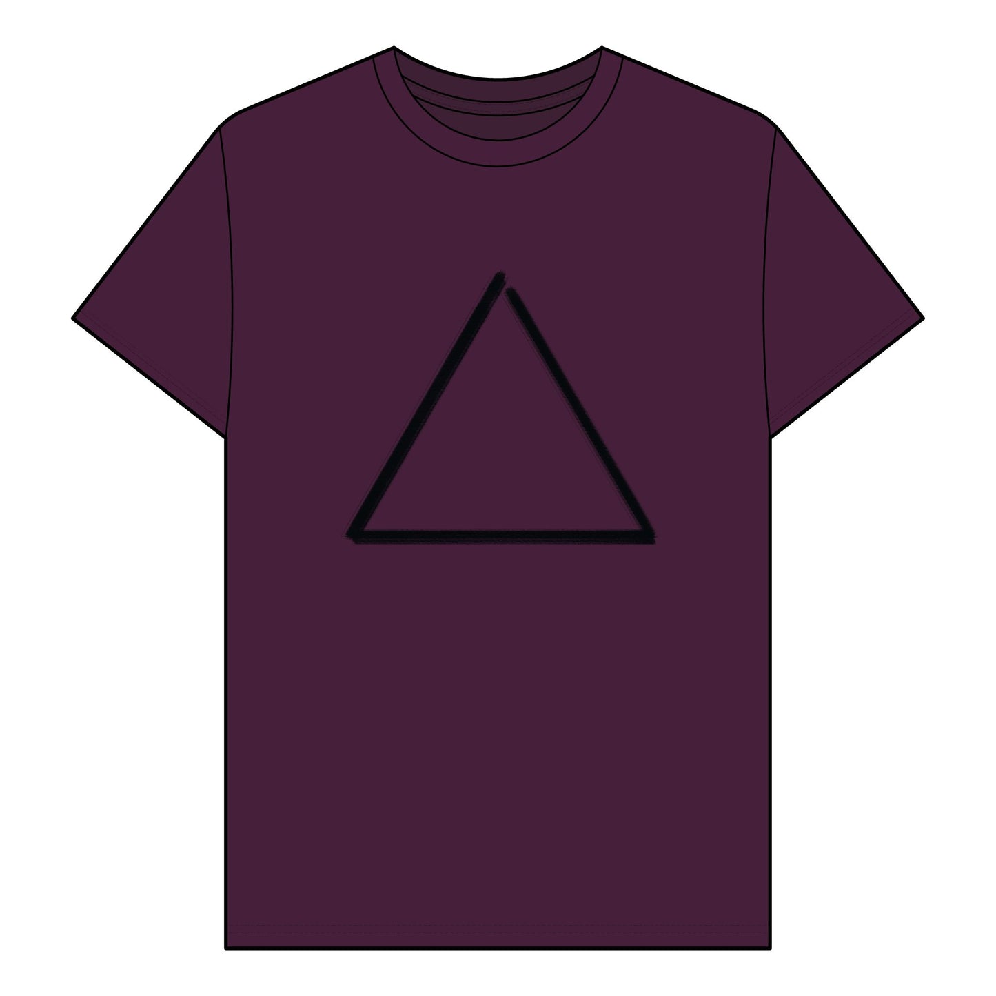 FIRE - Element Symbol - Organic T Shirt - 100% Cotton - Unisex Women's Men's