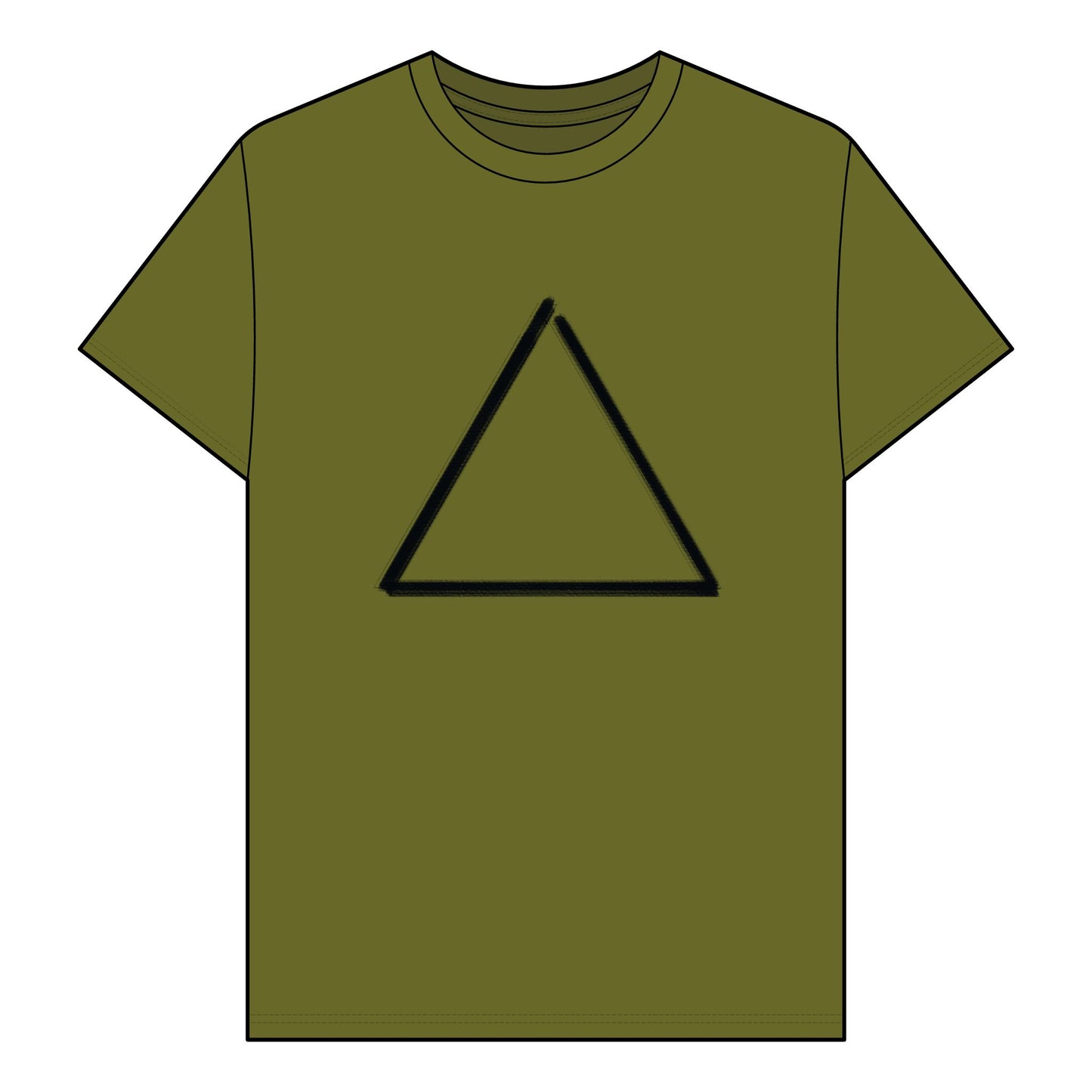 FIRE - Element Symbol - Organic T Shirt - 100% Cotton - Unisex Women's Men's