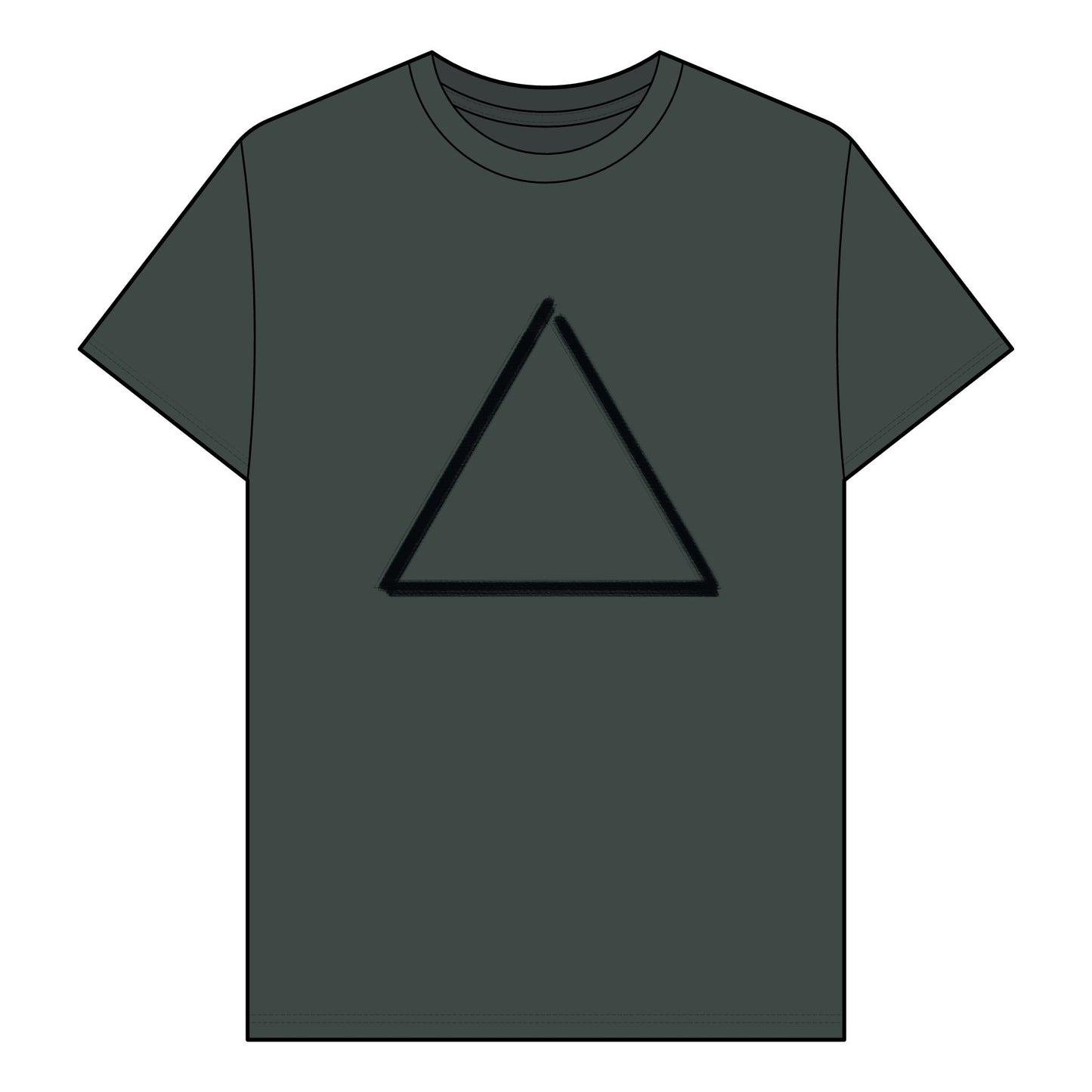 FIRE - Element Symbol - Organic T Shirt - 100% Cotton - Unisex Women's Men's