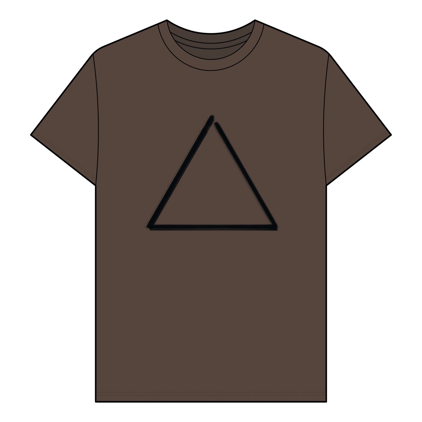FIRE - Element Symbol - Organic T Shirt - 100% Cotton - Unisex Women's Men's