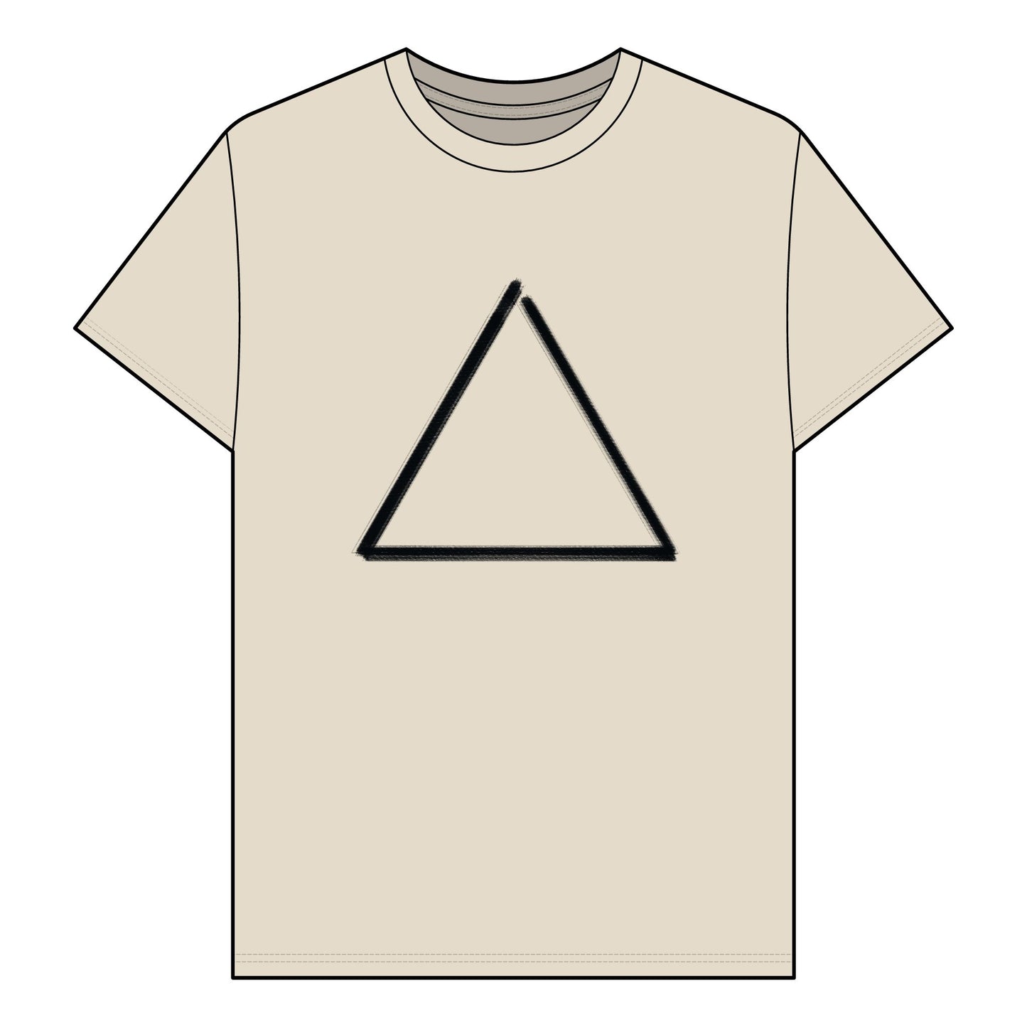 FIRE - Element Symbol - Organic T Shirt - 100% Cotton - Unisex Women's Men's