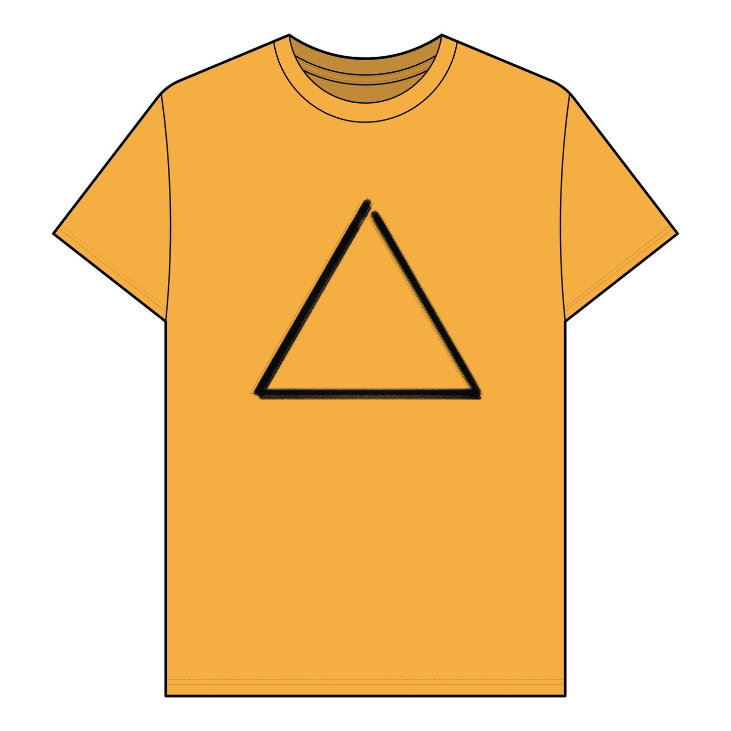 FIRE - Element Symbol - Organic T Shirt - 100% Cotton - Unisex Women's Men's