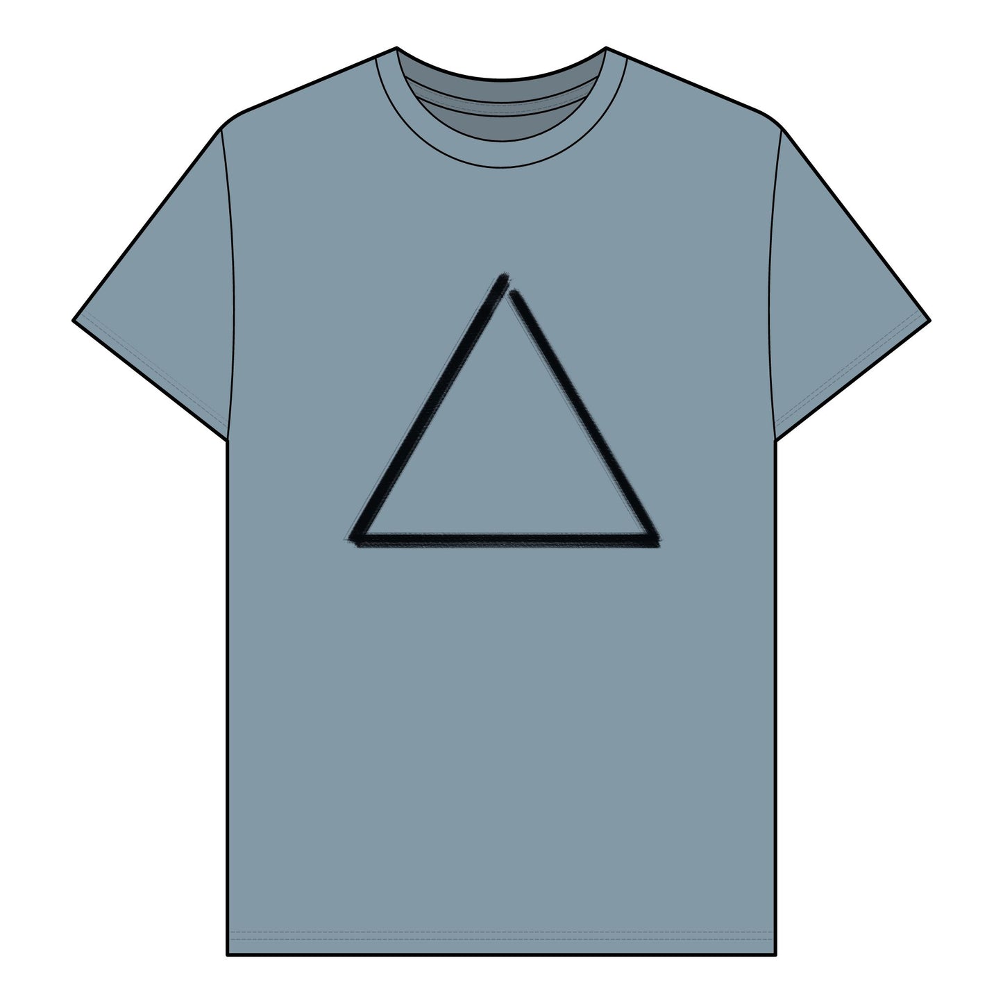 FIRE - Element Symbol - Organic T Shirt - 100% Cotton - Unisex Women's Men's