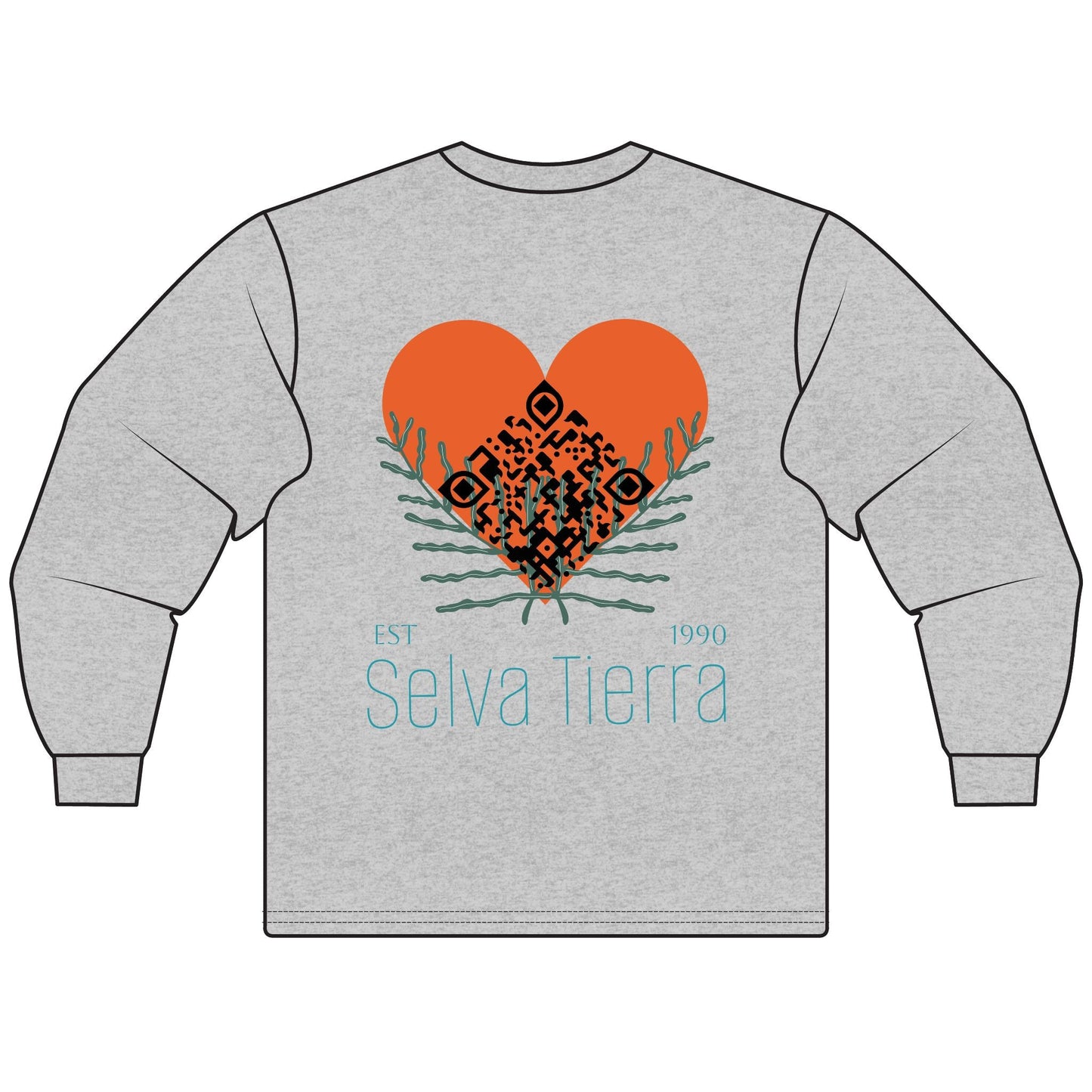 333 WATER - Triple Triangle - Long Sleeve T-Shirt - 100% Cotton - Unisex Women's Men's Printify