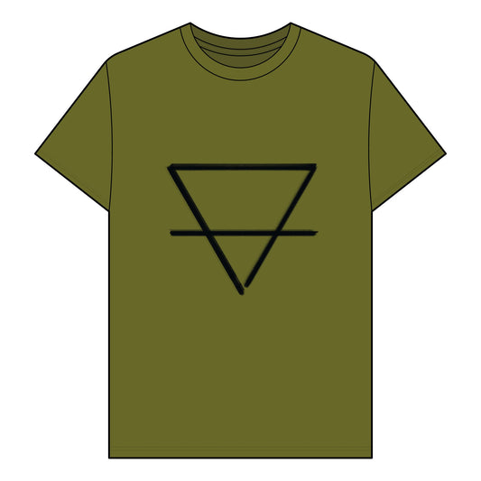 EARTH - Element Symbol - Organic T-Shirt - 100% Cotton- Unisex Women's Men's