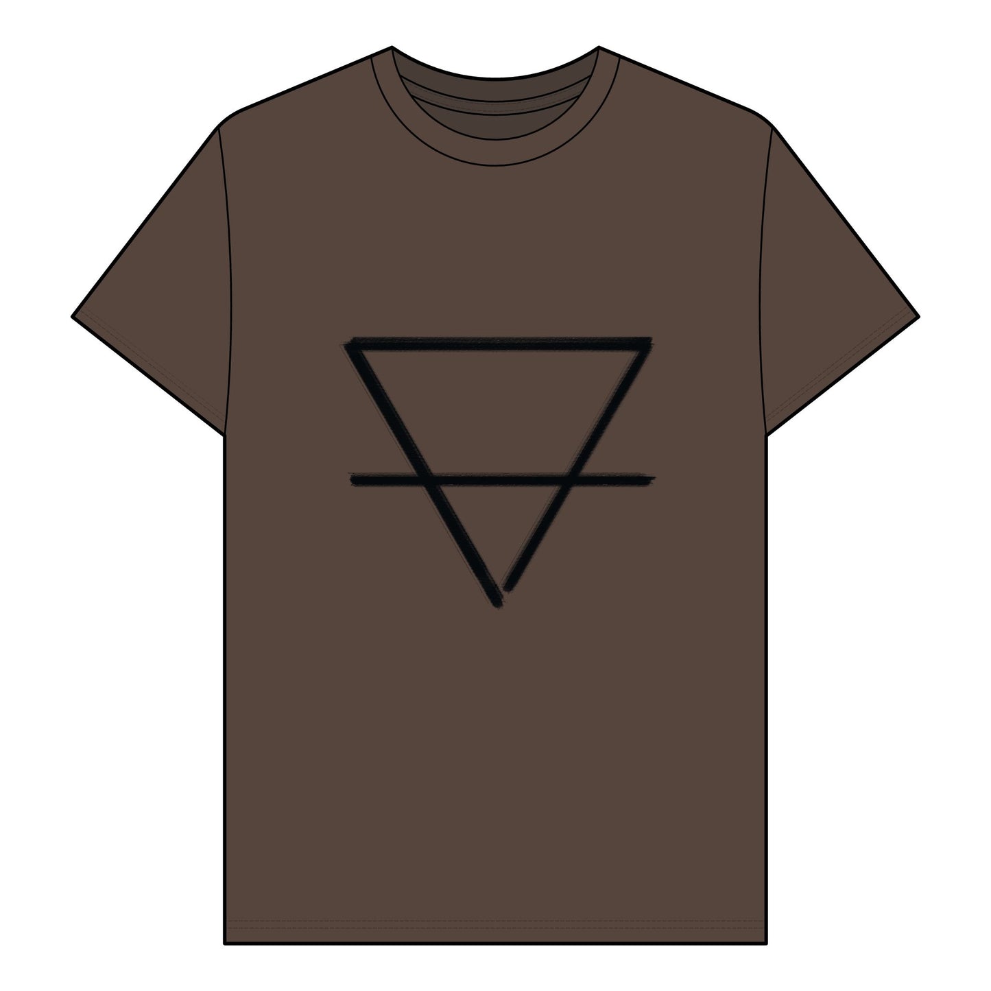 EARTH - Element Symbol - Organic T-Shirt - 100% Cotton- Unisex Women's Men's