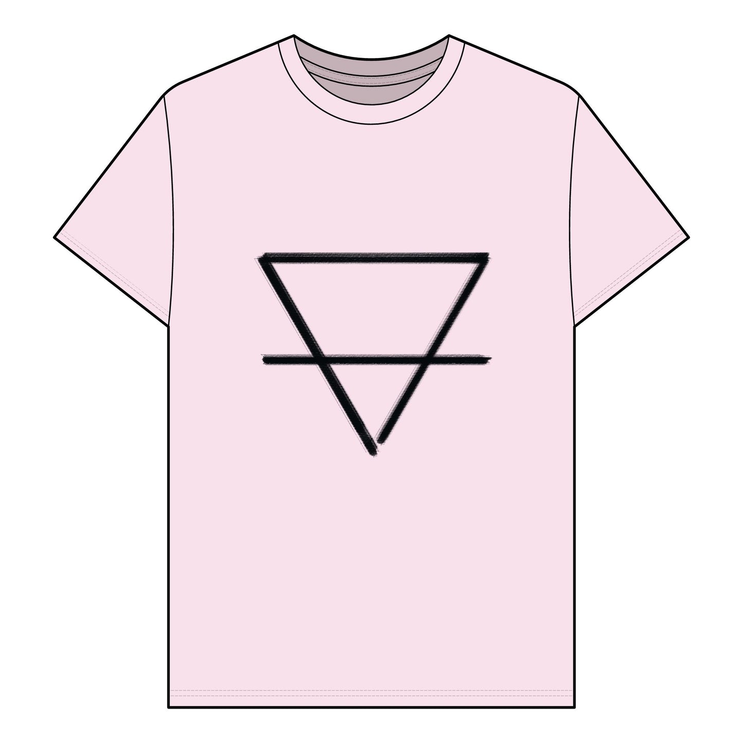 EARTH - Element Symbol - Organic T-Shirt - 100% Cotton- Unisex Women's Men's Printify