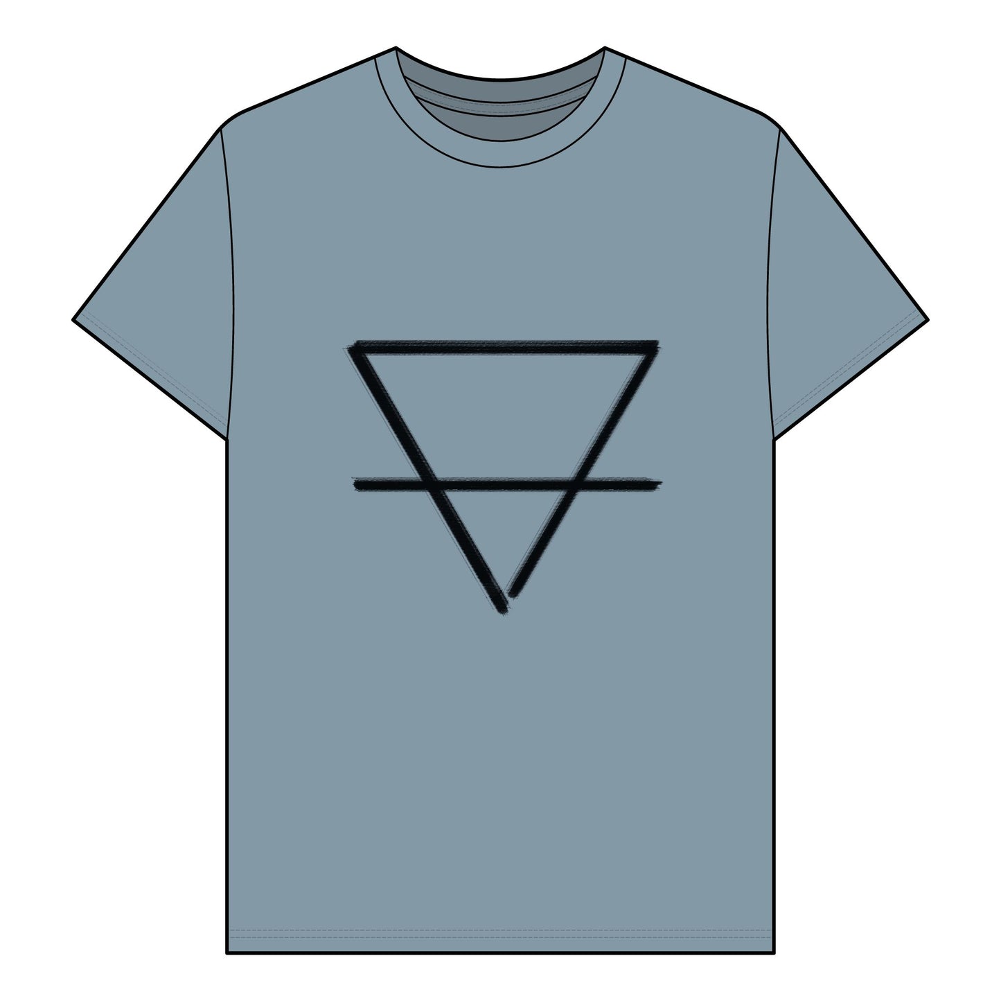 EARTH - Element Symbol - Organic T-Shirt - 100% Cotton- Unisex Women's Men's