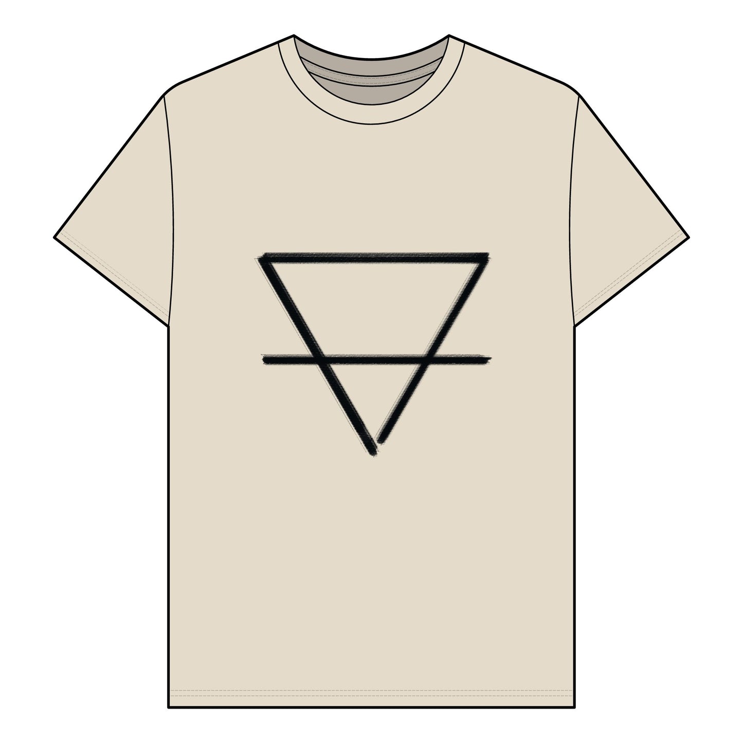 EARTH - Element Symbol - Organic T-Shirt - 100% Cotton- Unisex Women's Men's