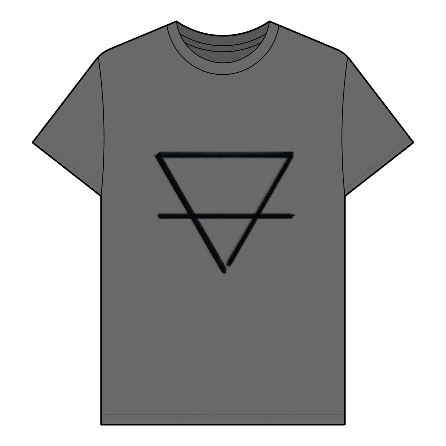 EARTH - Element Symbol - Organic T-Shirt - 100% Cotton- Unisex Women's Men's