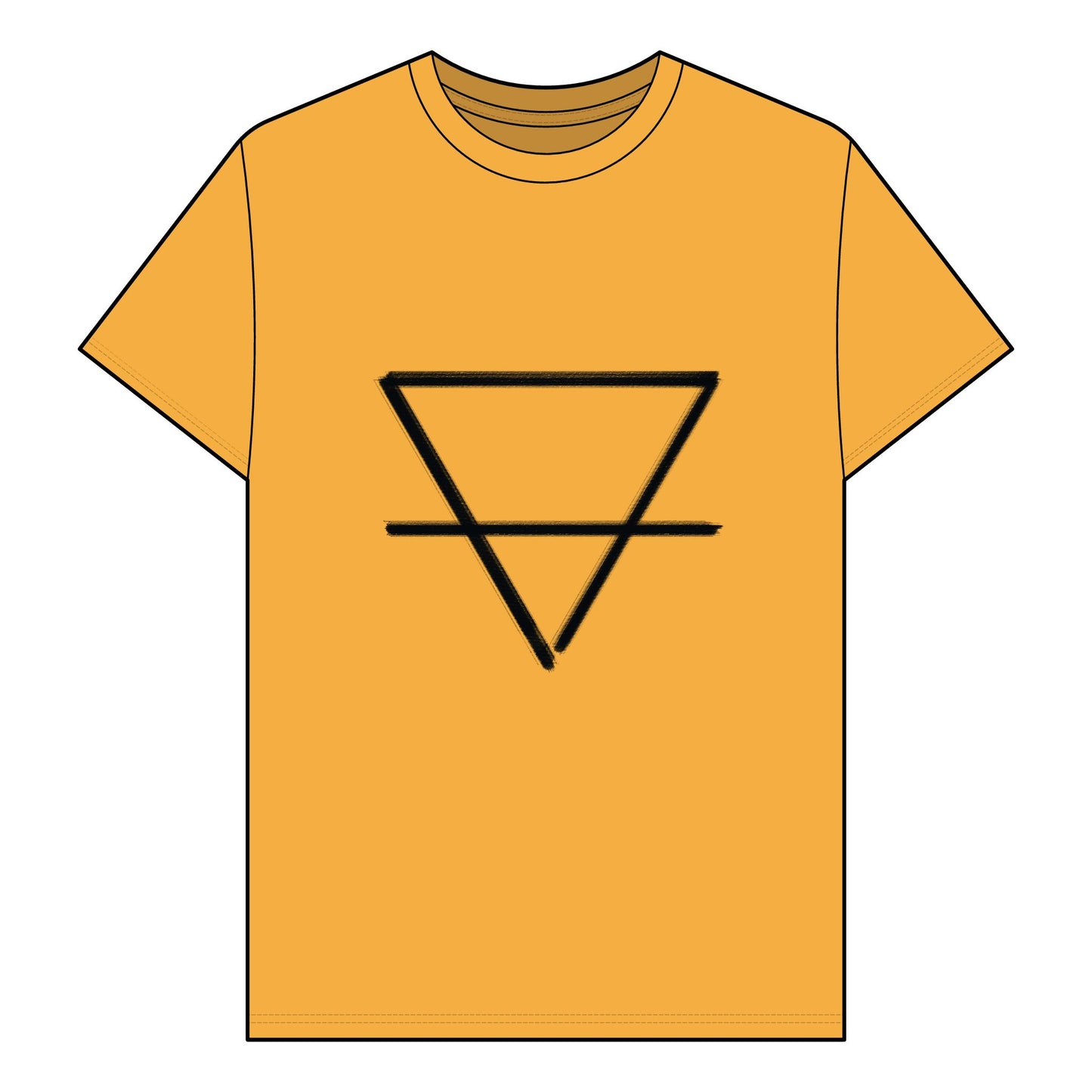 EARTH - Element Symbol - Organic T-Shirt - 100% Cotton- Unisex Women's Men's