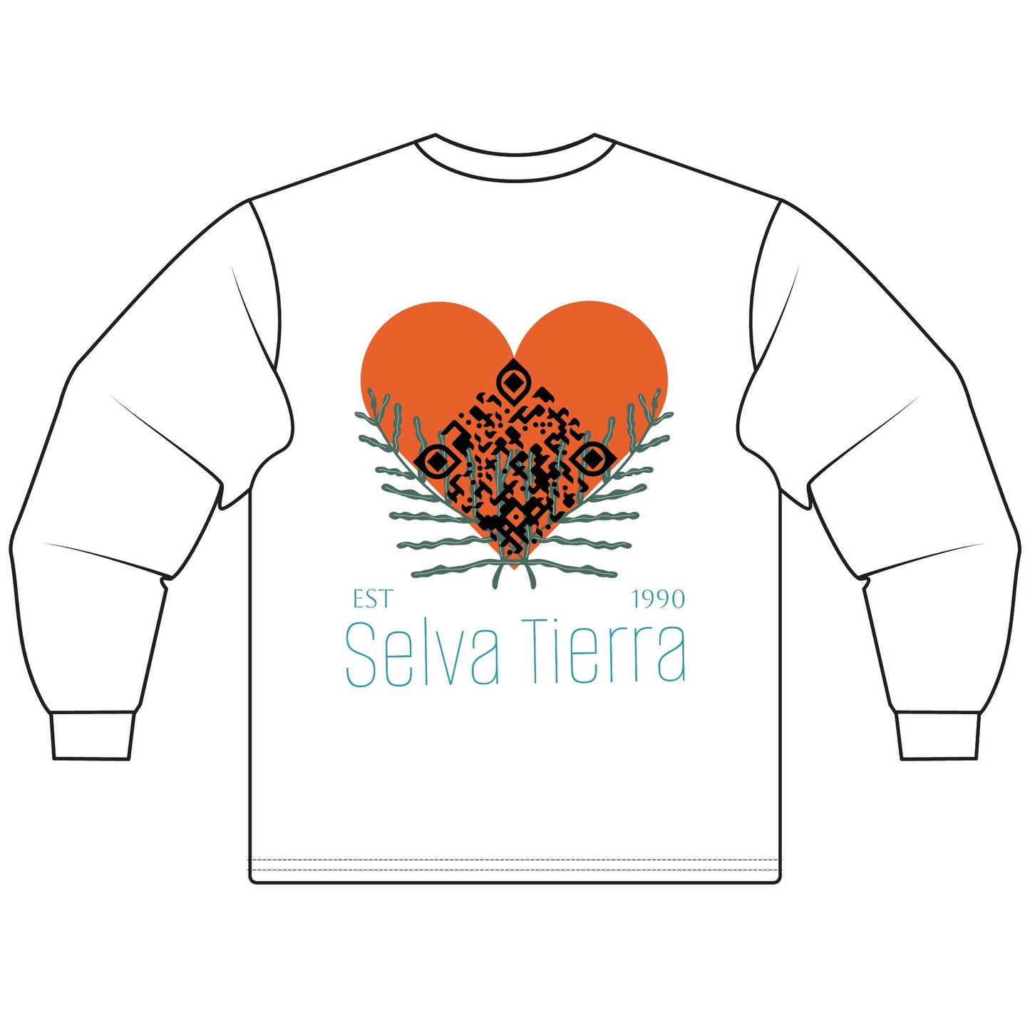 333 WATER - Triple Triangle - Long Sleeve T-Shirt - 100% Cotton - Unisex Women's Men's