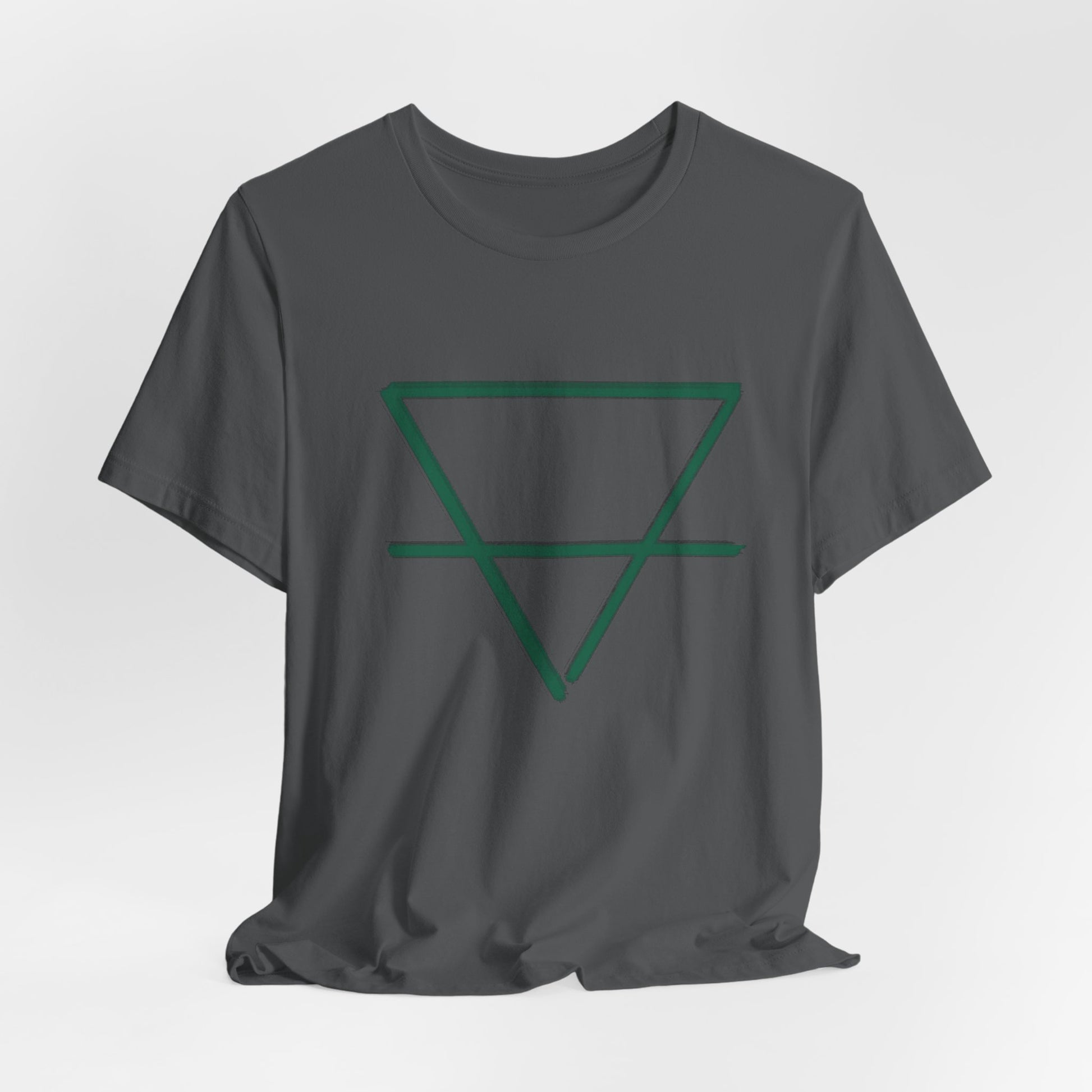 EARTH - Element Symbol - Organic T-Shirt - 100% Cotton- Unisex Women's & Men's - Selva Tierra Art