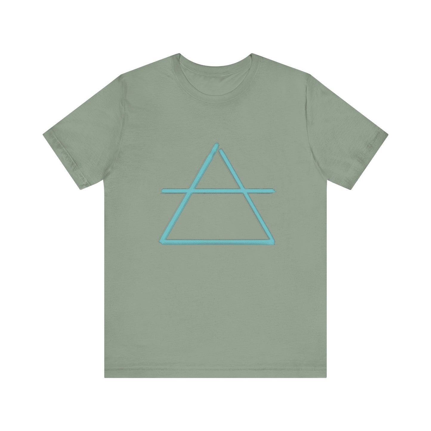 AIR - Element Symbol - Organic T-Shirt - 100% Cotton - Unisex Women's & Men's - Selva Tierra Art