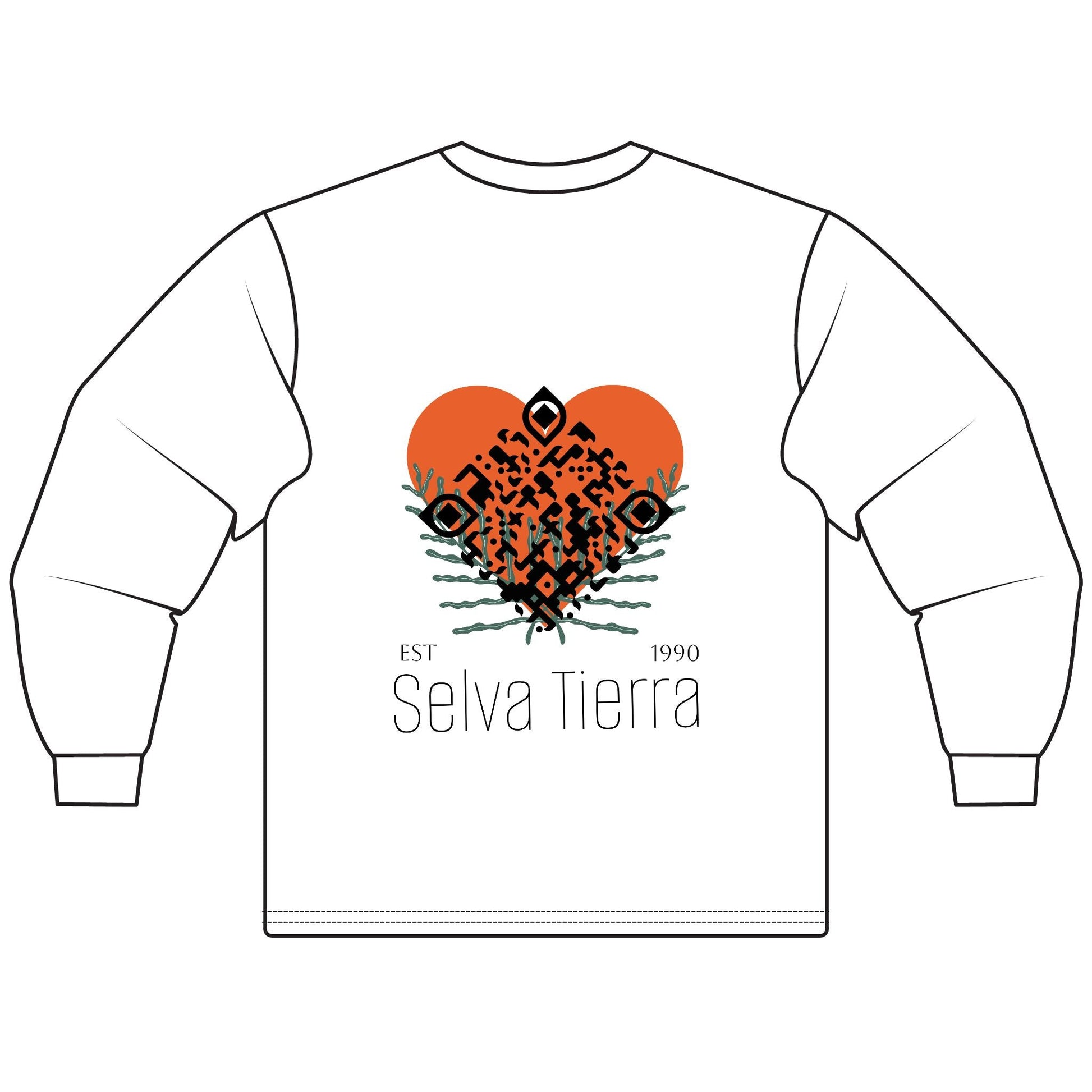 Nature-Inspired Unisex Long Sleeve T-Shirt - Selva Tierra Design Printify