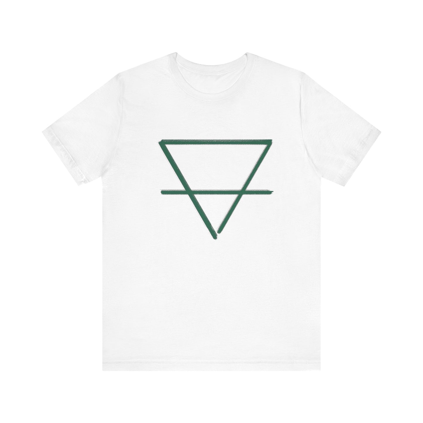 EARTH - Element Symbol - Organic T-Shirt - 100% Cotton- Unisex Women's & Men's - Selva Tierra Art
