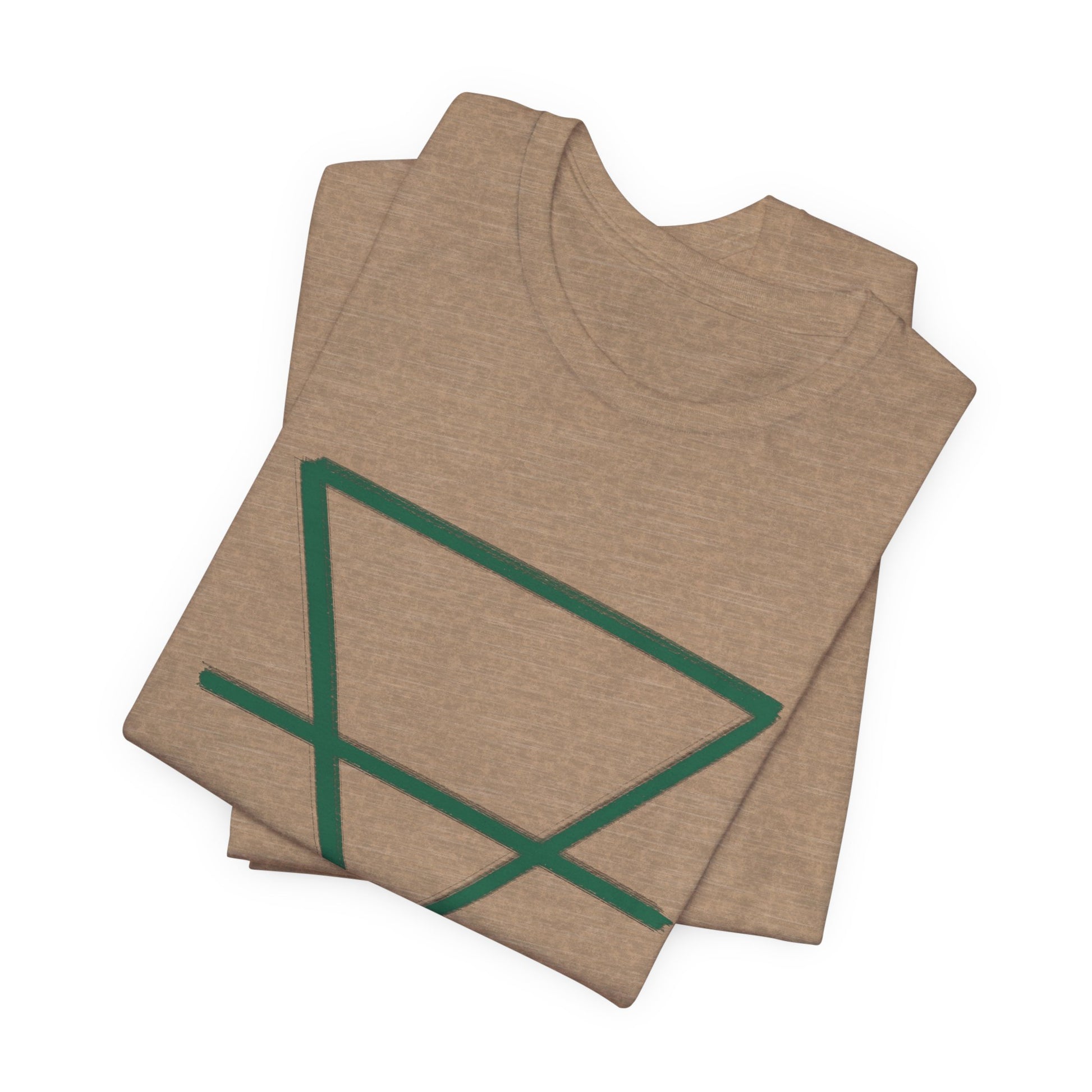 EARTH - Element Symbol - Organic T-Shirt - 100% Cotton- Unisex Women's & Men's - Selva Tierra Art