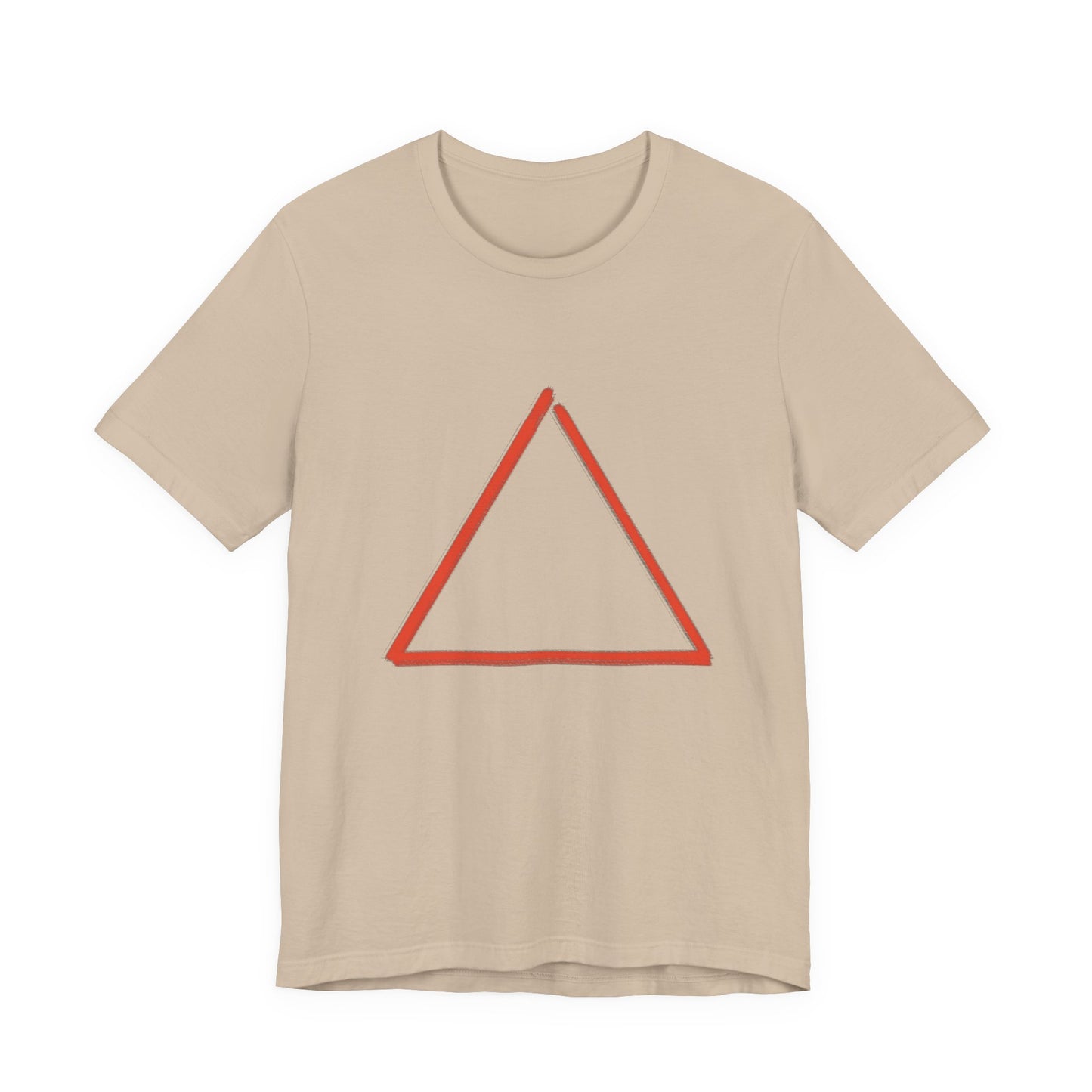FIRE - Element Symbol - Organic T Shirt - 100% Cotton - Unisex Women's & Men's - Selva Tierra Art