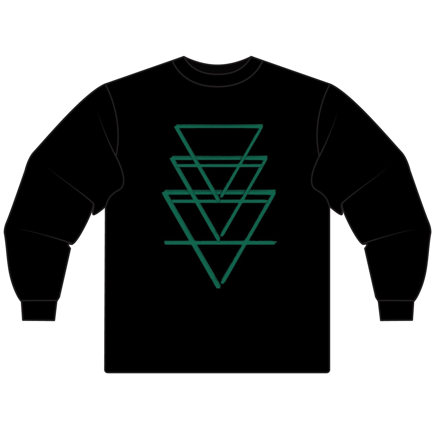 Tripple EARTH Nature-Inspired Unisex Long Sleeve T-Shirt - Selva Tierra Design Printify