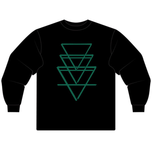 Tripple EARTH Nature-Inspired Unisex Long Sleeve T-Shirt - Selva Tierra Design Printify