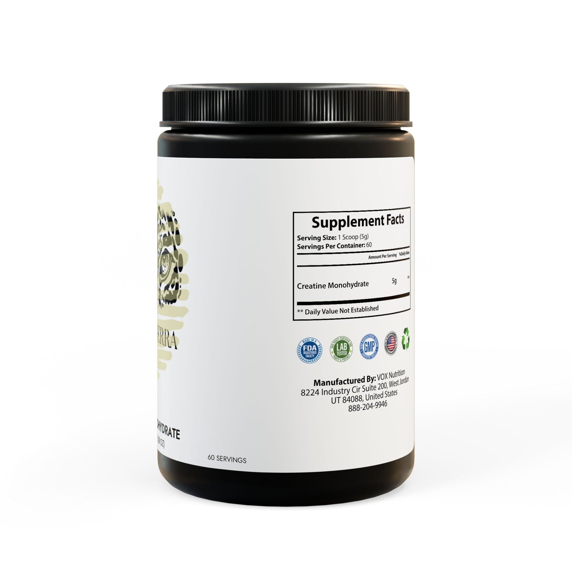 Creatine Monohydrate Supplement (300g, 10.58oz) Printify