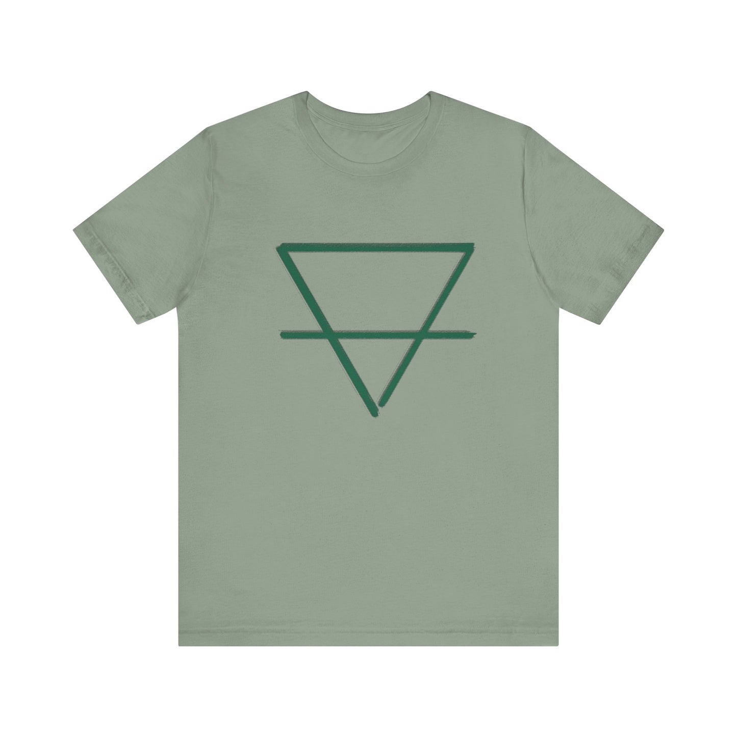 EARTH - Element Symbol - Organic T-Shirt - 100% Cotton- Unisex Women's & Men's - Selva Tierra Art