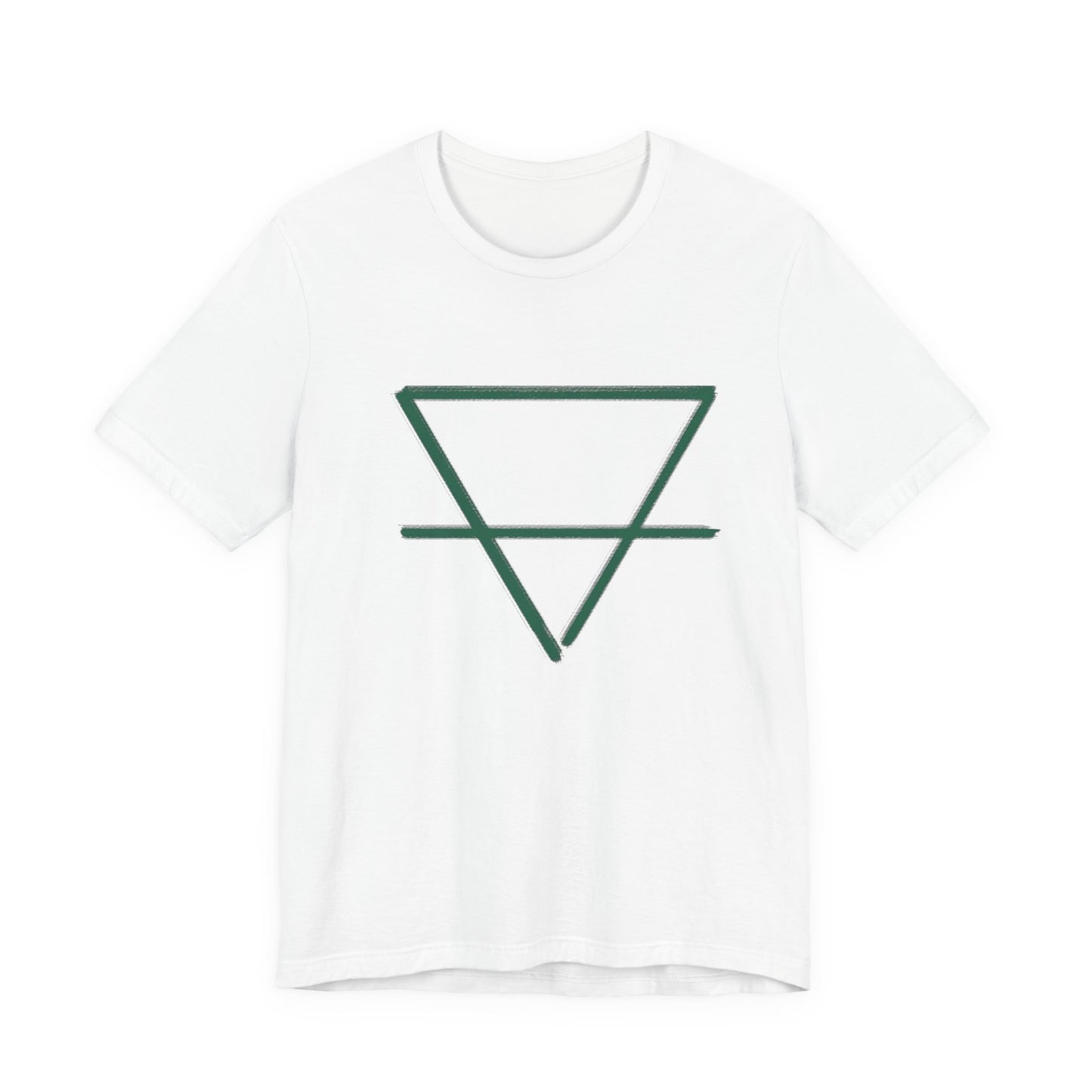 EARTH - Element Symbol - Organic T-Shirt - 100% Cotton- Unisex Women's & Men's - Selva Tierra Art