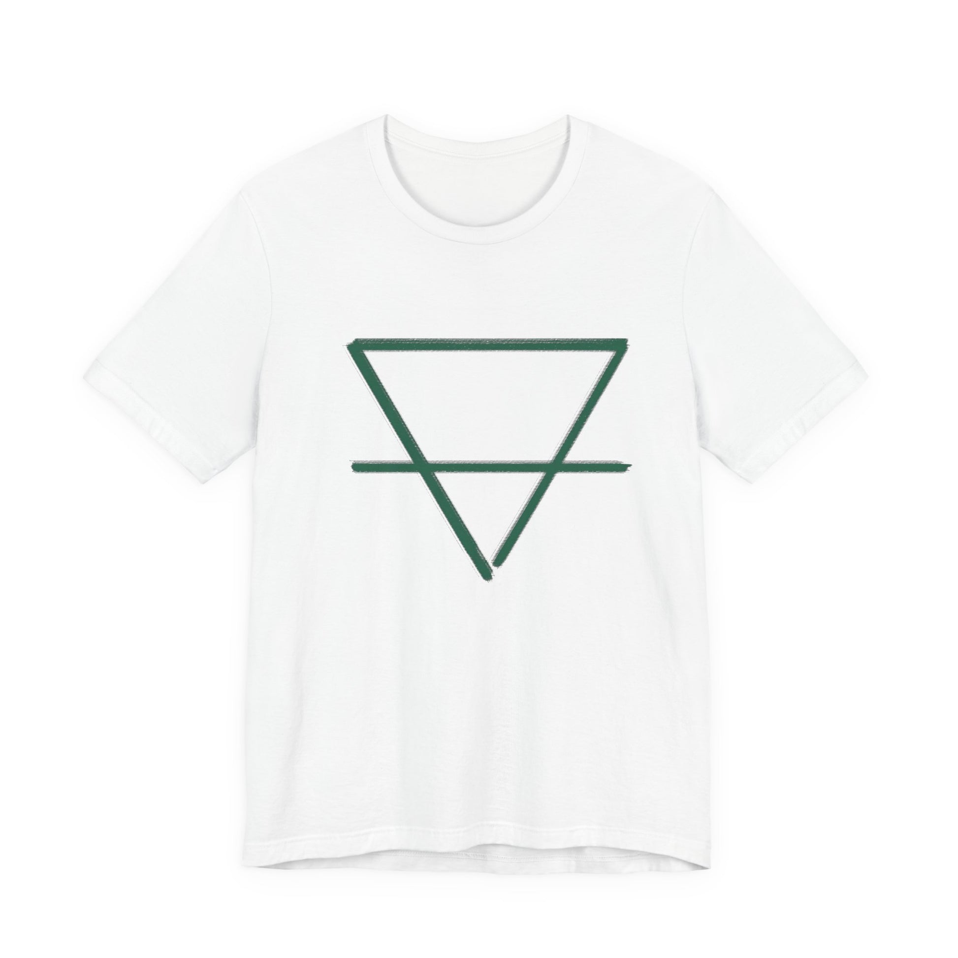 EARTH - Element Symbol - Organic T-Shirt - 100% Cotton- Unisex Women's & Men's - Selva Tierra Art