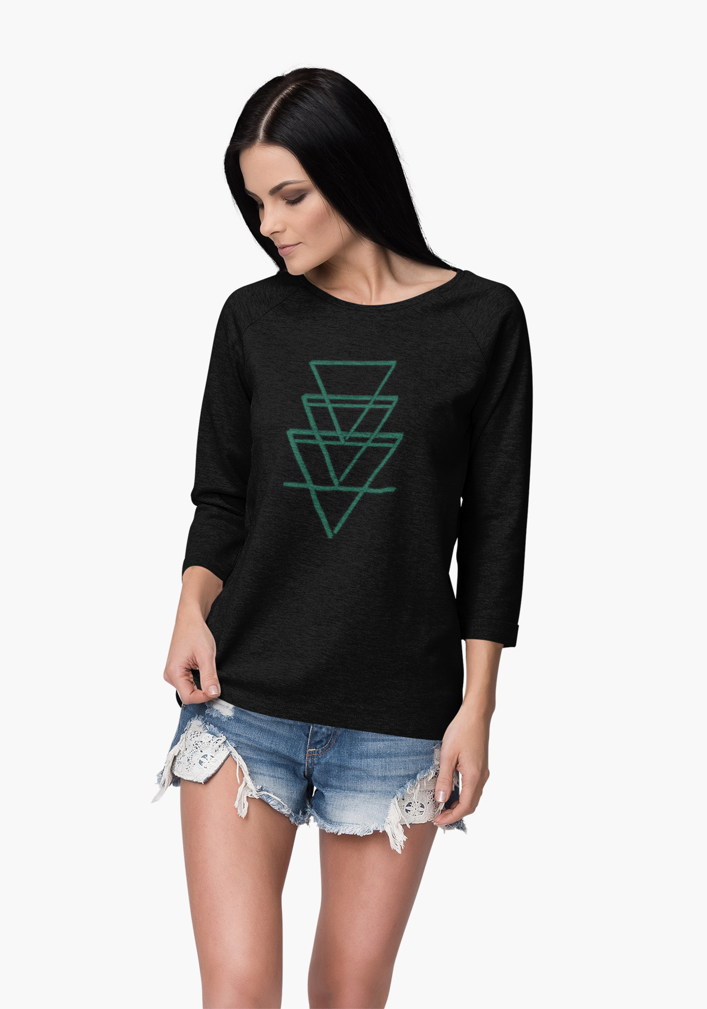 Tripple EARTH Nature-Inspired Unisex Long Sleeve T-Shirt - Selva Tierra Design Printify