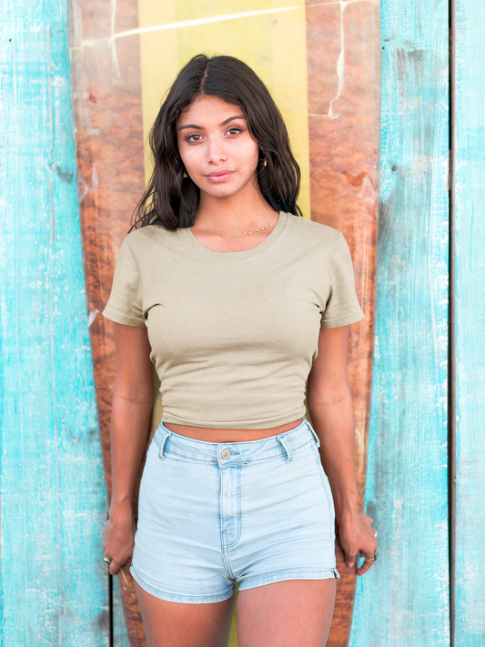 Crop Top Shirt | Organic Cotton