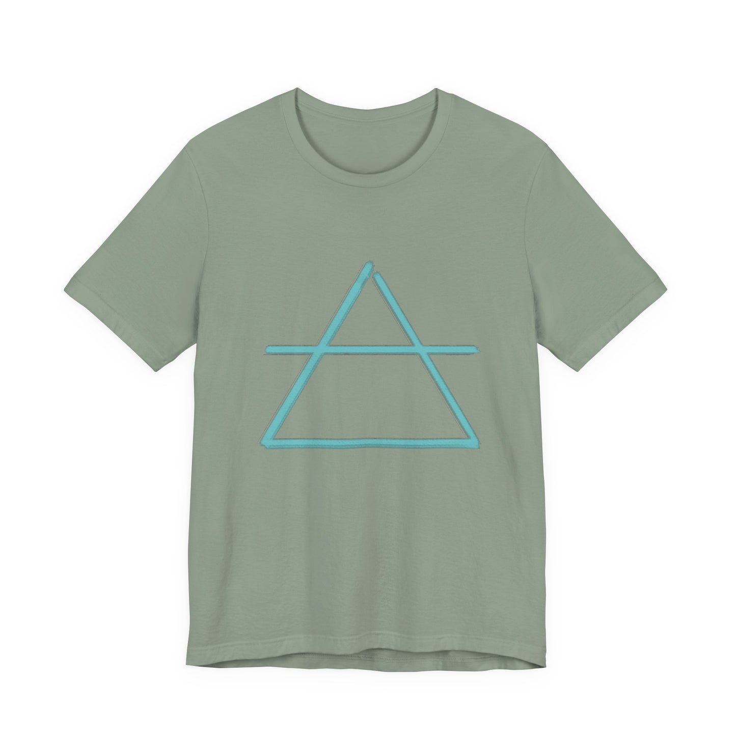 AIR - Element Symbol - Organic T-Shirt - 100% Cotton - Unisex Women's & Men's - Selva Tierra Art