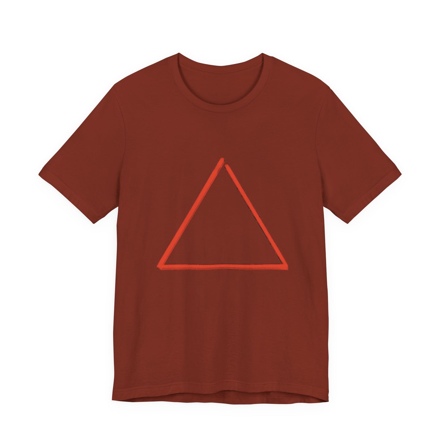 FIRE - Element Symbol - Organic T Shirt - 100% Cotton - Unisex Women's & Men's - Selva Tierra Art