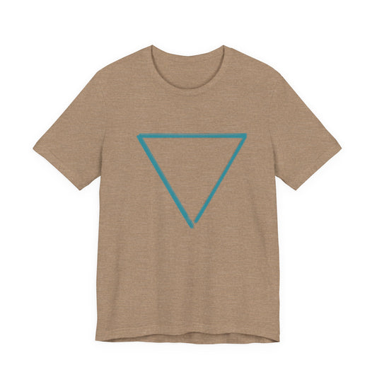 WATER - Element Symbol - Organic T-Shirt - 100% Cotton - Unisex Women's & Men's - Selva Tierra Art