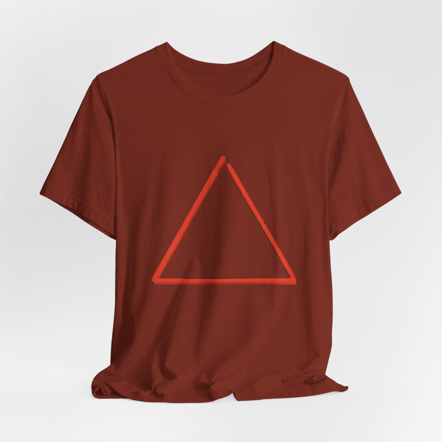 FIRE - Element Symbol - Organic T Shirt - 100% Cotton - Unisex Women's & Men's - Selva Tierra Art